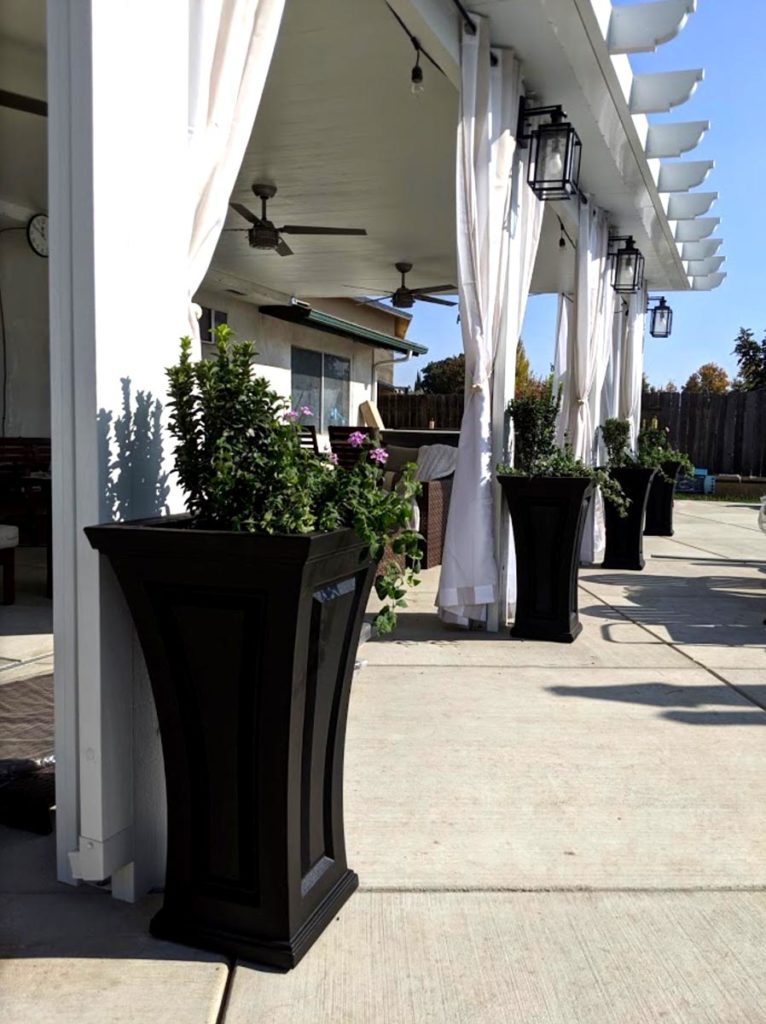 Beautiful covered patio in Clovis Ca.